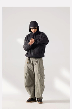 Куртка Nothomme Geometric Structure Hidden Hood Jacket