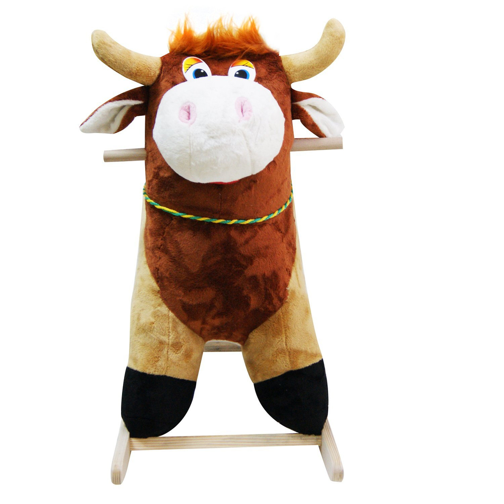 Качалка мягкая Тутси "Корова" (коричневый), 280-2008