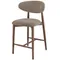 Полубарный стул Holmes, 65 см, бежевый, ножки орех