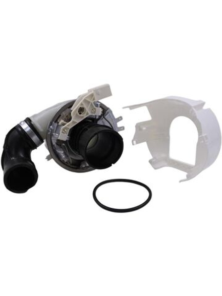 ТЭН проточный в сборе с парубком PC47 17306452 Bleckmann 2000 Вт для посудомоечной машины AEG, Electrolux, IKEA, Zanussi (140002162018, 161ZN09, HTR103ZN)