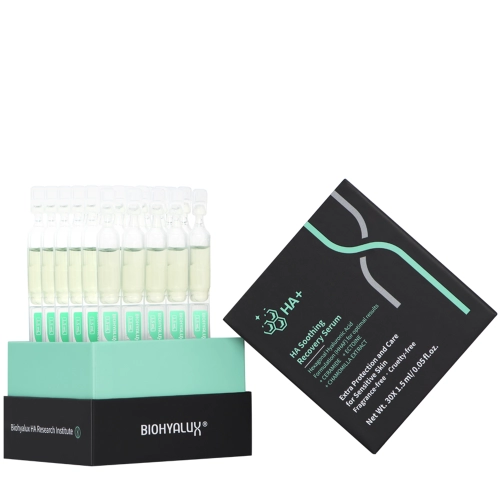 Сыворотка успокаивающая восстанавливающая с гиалуроновой кислотой | BIOHYALUX НА SOOTHING RECOVERY SERUM 30х1,5 мл