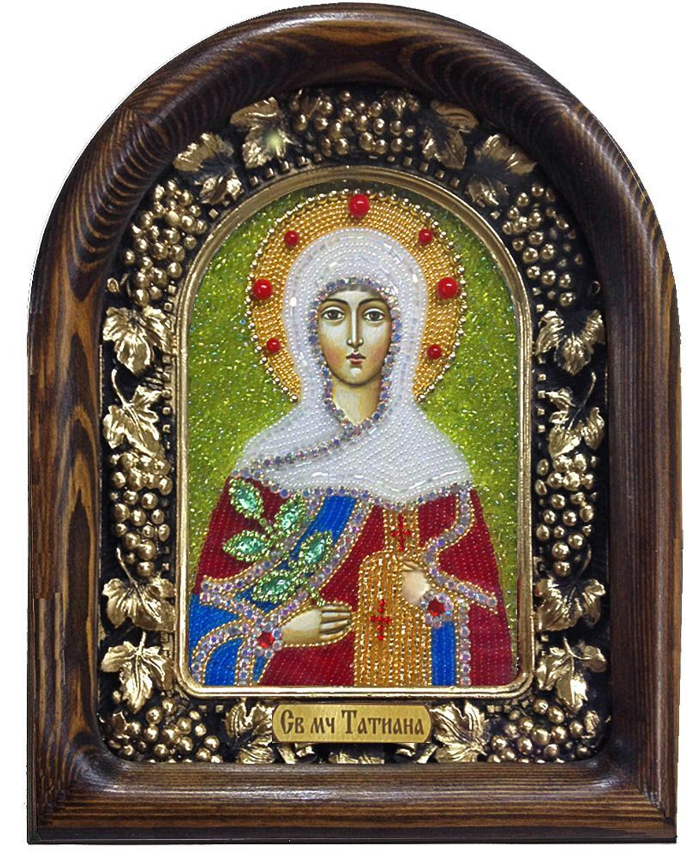 Икона Святая мученица Татиана бисер