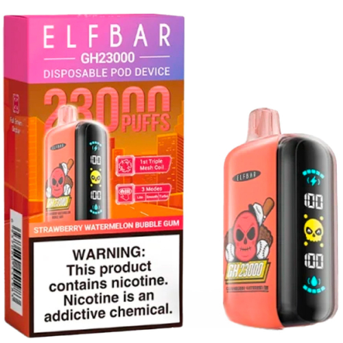 Elf Bar GH23000 - Strawberry Watermelon Bubble Gum (5% nic)