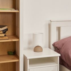 UML-B302 E14 BROWN Светильник настольный декоративный под лампу Е14. 40W. Механический выключатель. Коричневый. ТМ Uniel