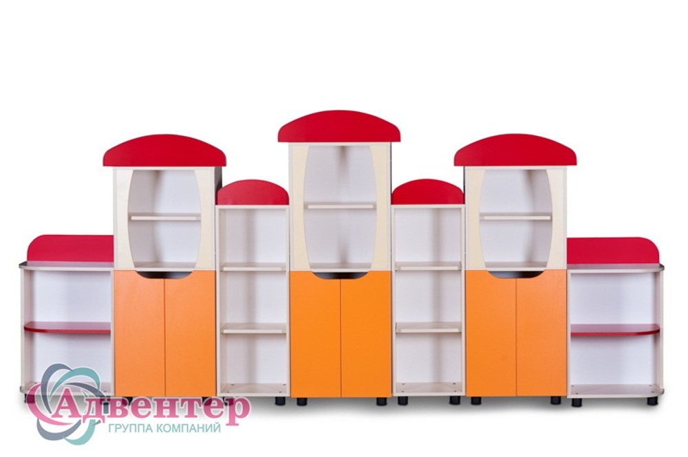 Стенка игровая ГРИБОК для детского сада