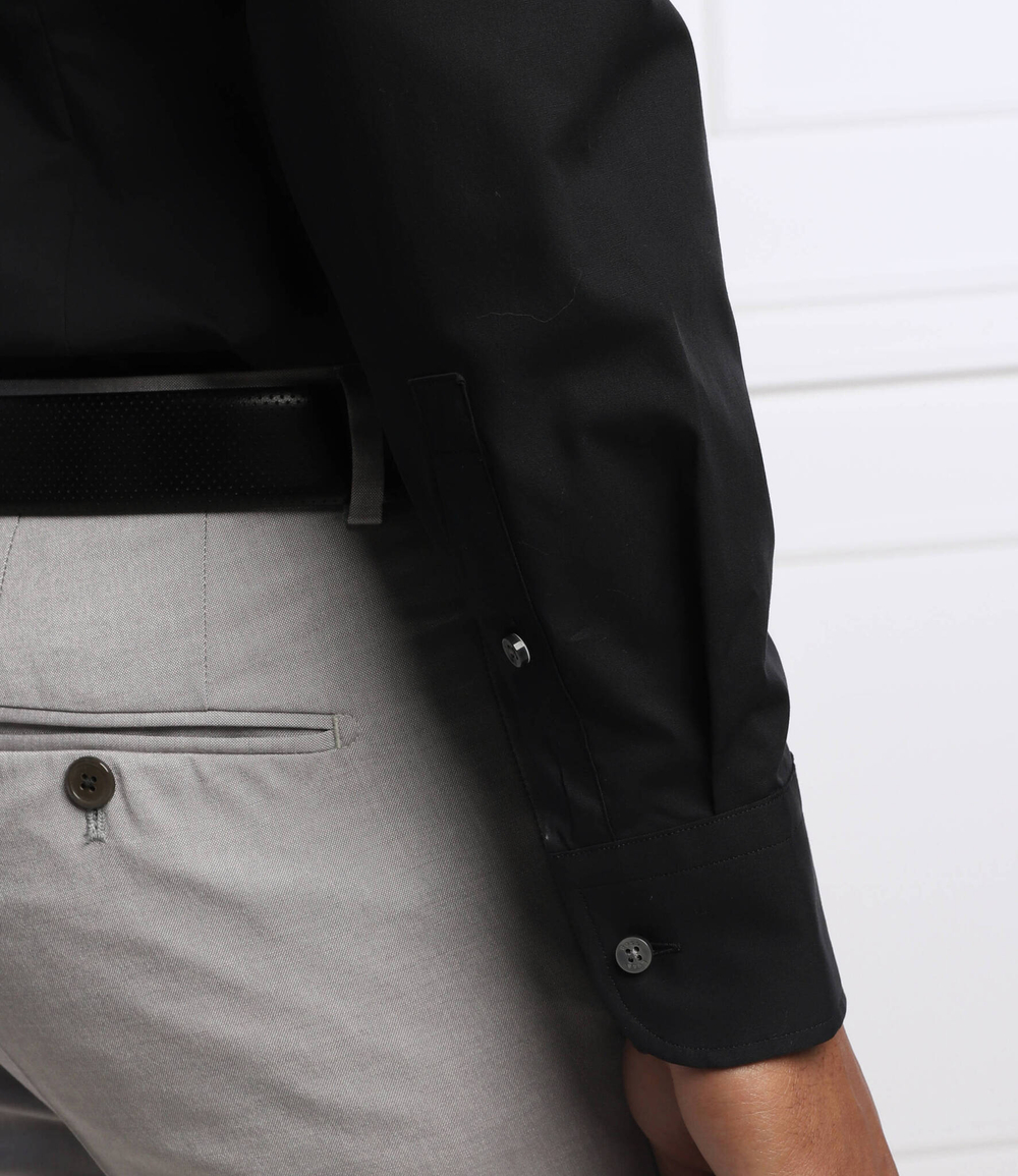 рубашка h-hank-kent-c1-214 BOSS BLACK - черный(50469345)