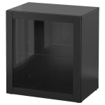 Шкаф - IKEA BESTÅ/BESTA/ БЕСТО ИКЕА, 60x40x64 см, черный