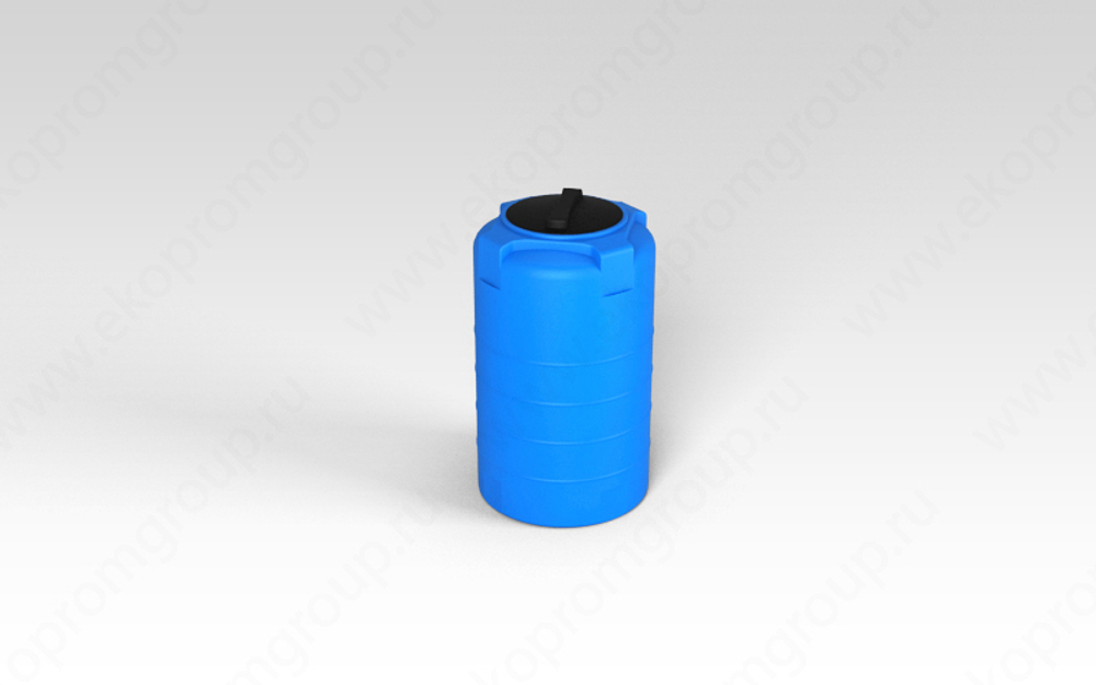 Ёмкость пластиковая пищевая ЭкоПром T 200 л. вертикальная (56x56x97см;синий) - арт.555315