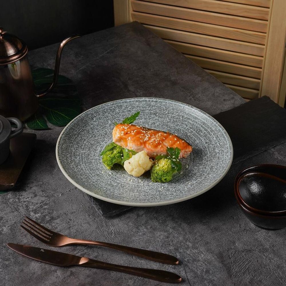 Тарелка d 26,7 см h3,5 см глазурь Glossy Stone Untouched Taiga P.L. Proff Cuisine [1]