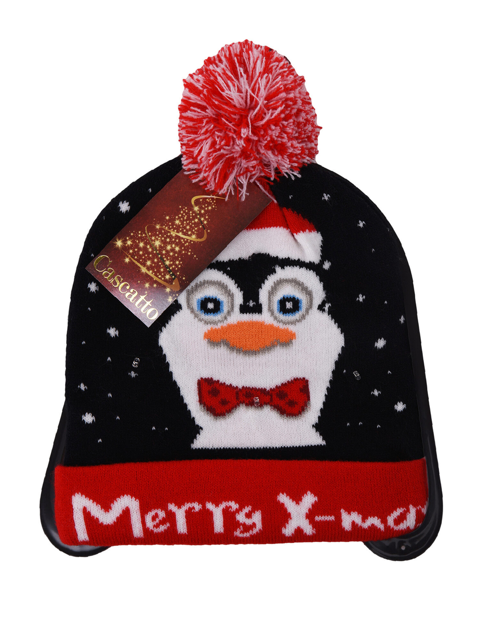 Шапка новогодняя со светодиодными лампочками.