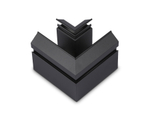 GL1043 BK черный коннектор угловой для корпуса в натяжной потолок Magnetic 220V 100*100*61