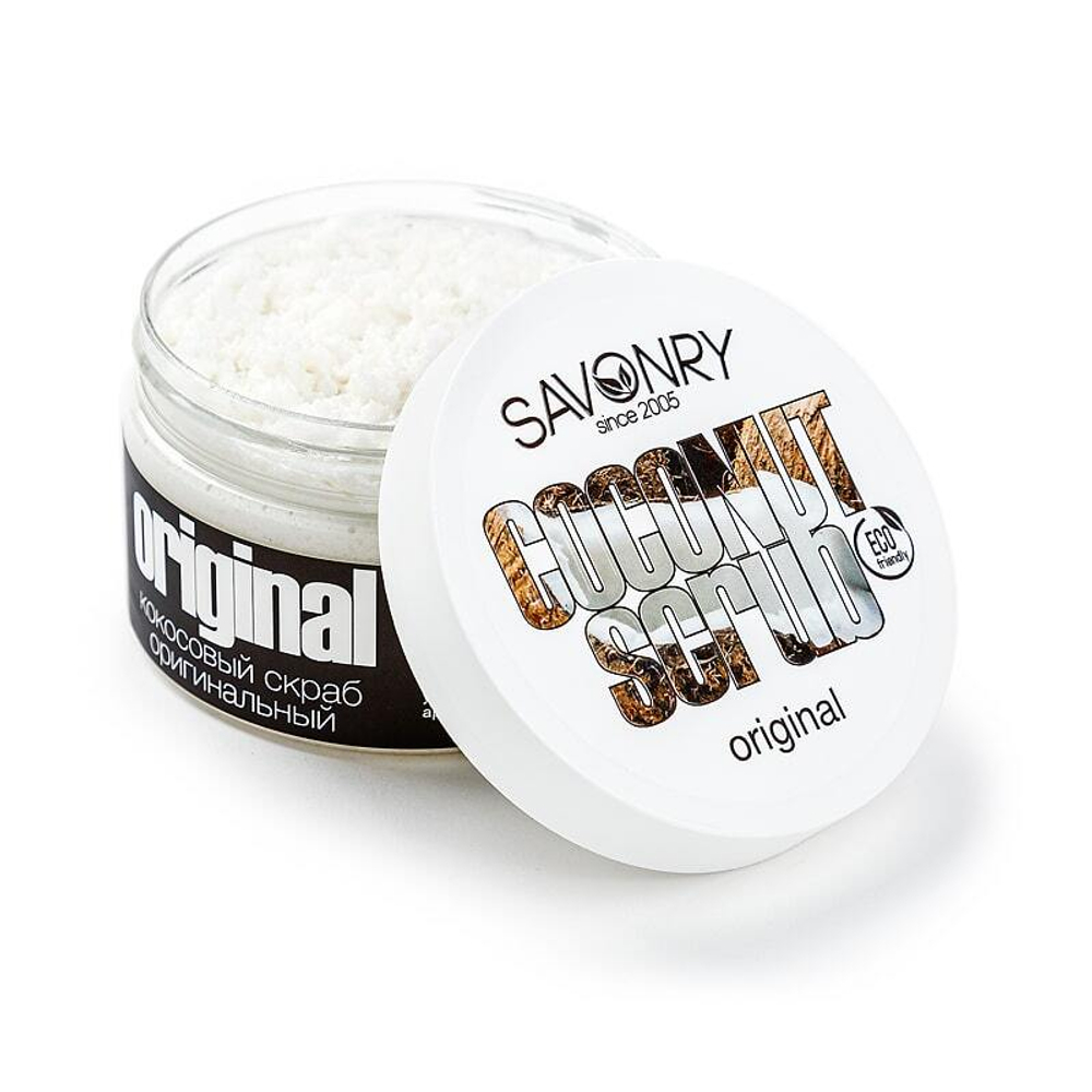 Скраб кокосовый для тела ORIGINAL (оригинальный), ТМ SAVONRY
