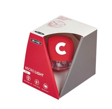 Фонарик Micro Deluxe - красный BOX