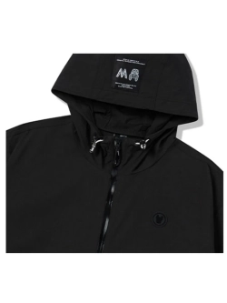 Анорак с капюшоном и короткими рукавами