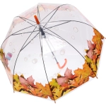 Зонт-трость женский купол «Цветы», 8 спиц, цвет микс, d-80см, длина в слож. виде 82см