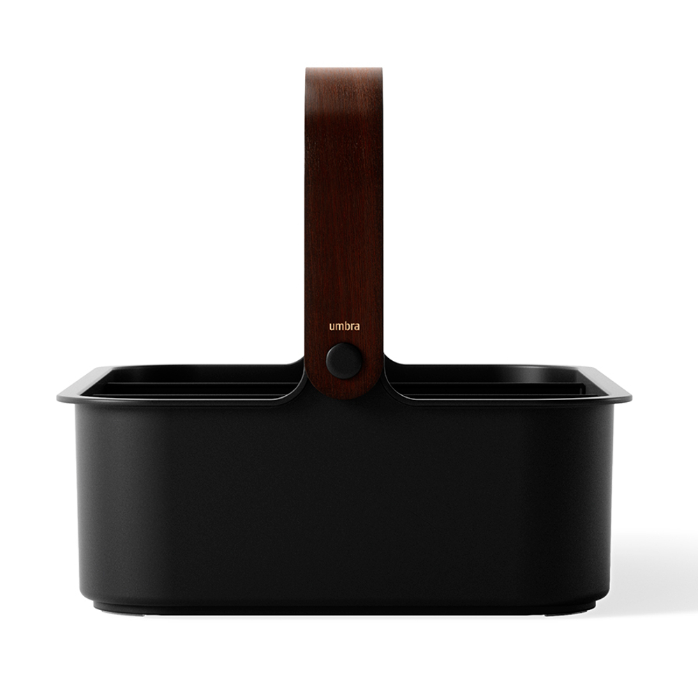 Органайзер bellwood, 37х27 см, черный/орех