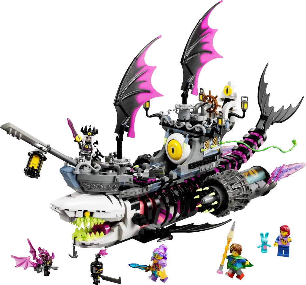 Конструктор LEGO DREAMZzz 71469 Кошмарный корабль-акула