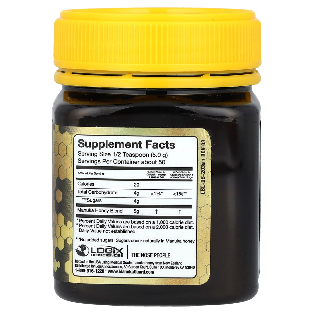 ManukaGuard, Мед манука высшего качества медицинского назначения, MGO 400, 250 г (8,8 унции)