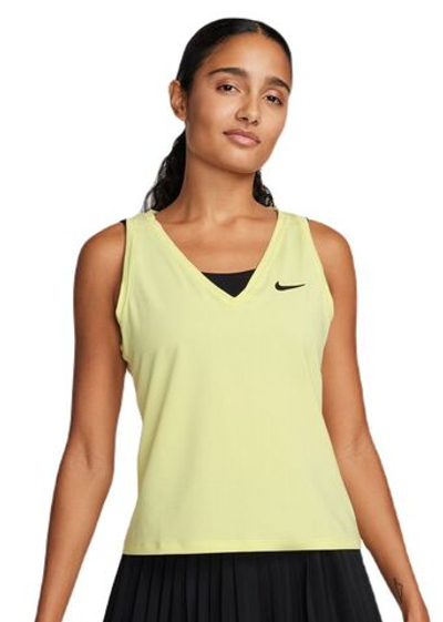 Женский топ теннисный Nike Court Dri-Fit Victory Tank - luminous green/black