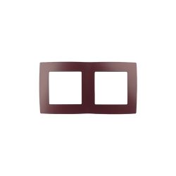 12-5002-25 ЭРА Рамка на 2 поста, Эра12, бордо | Эра 12 Бордо