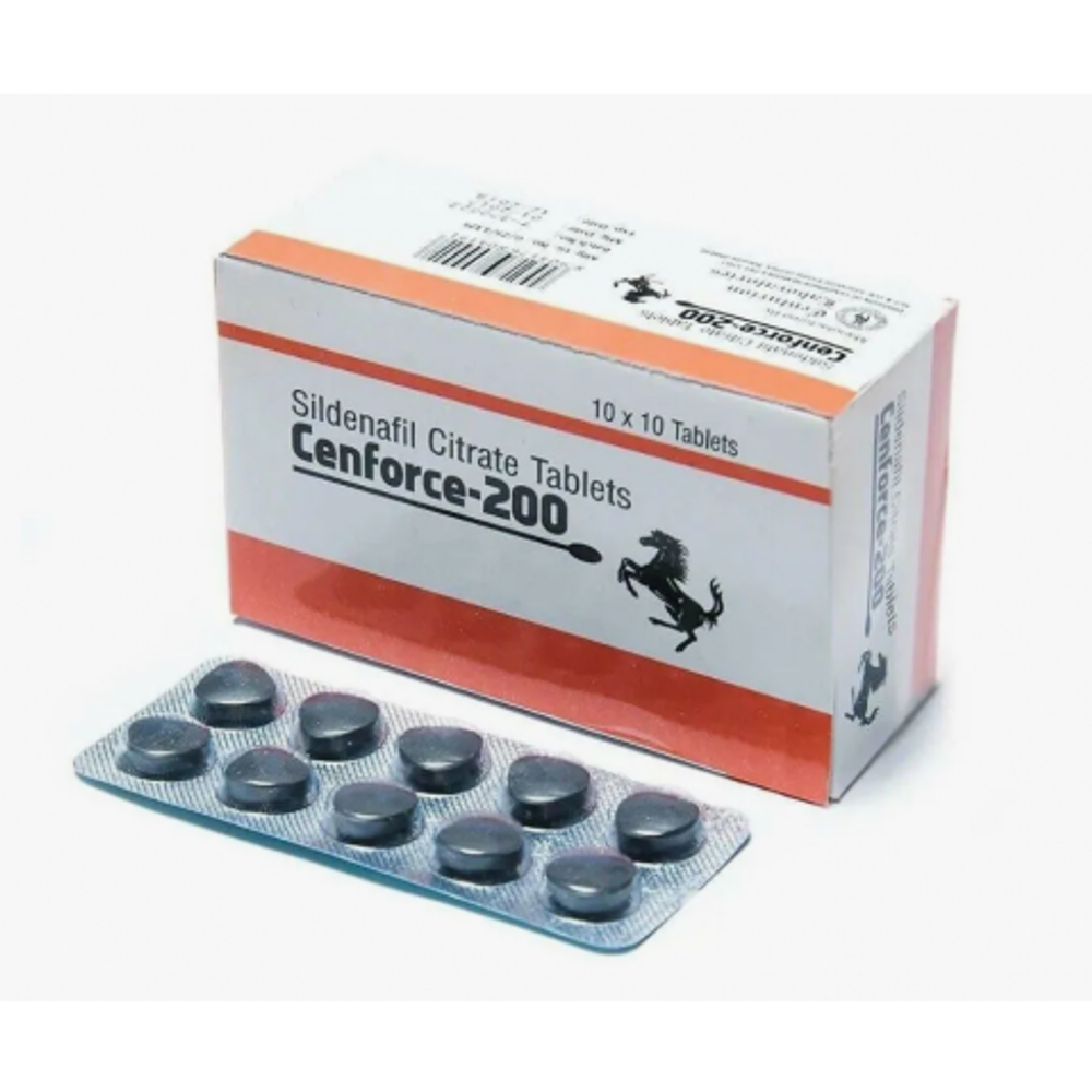 Препарат для мужчин Cenforce -200 (Sildenafil Citrate) - 10 таб.