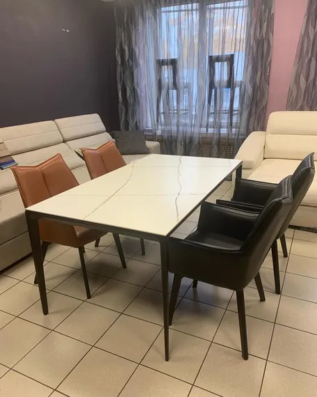 Стол Halden 180х90 см белая керамика