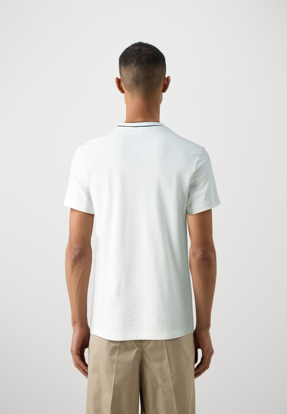 Lacoste Базовая футболка - Молочный (LA222O0DI-A12)