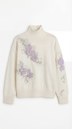 Свитер "Лавандовый Пух"