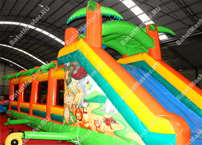 Надувная полоса препятствий "Пальмовый оазис"