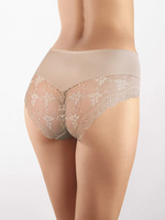 Высокие трусики-слипы Snejanna с кружевом (Размер: 48) (Цвет: красный)