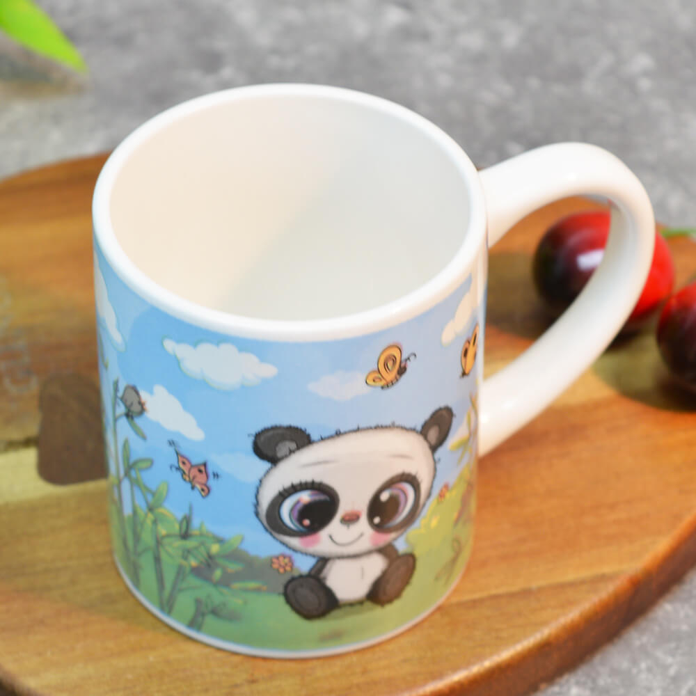 Кружка 220мл Панда и бабочки