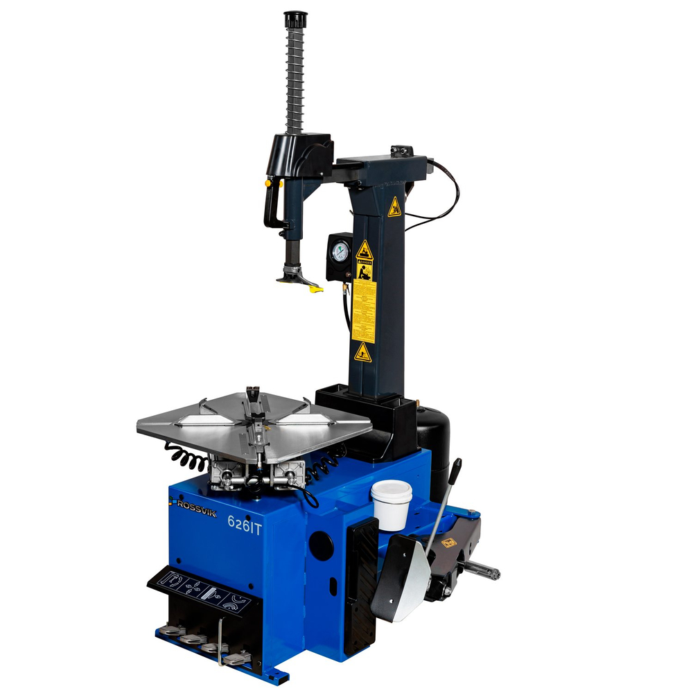 Станок шиномонтажный ROSSVIK V-626IT, 2sp, авт., до 26", 380 В, взрыв. накачка, синий