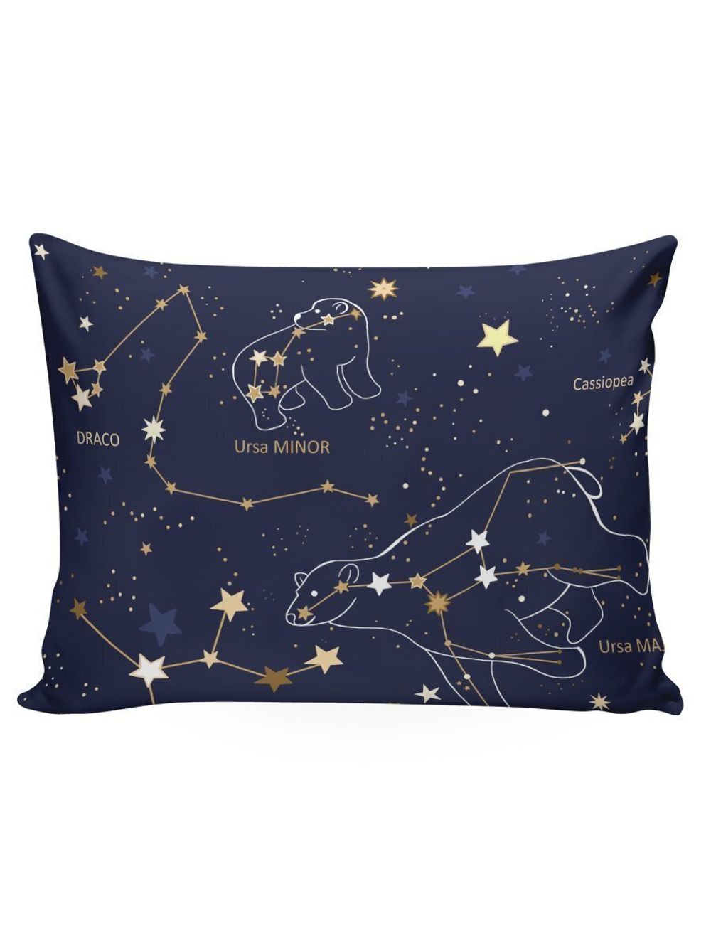 Постельное белье Сказка "Созвездия" 1,5-сп Наволочка 50х70 см 1 шт Простынь 150х215 см Пододеяльник 145х215 см, поплин