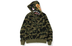 Худи A BATHING APE 1ST Camo Shark Full Zip Hoodie, 1G20115008-GN