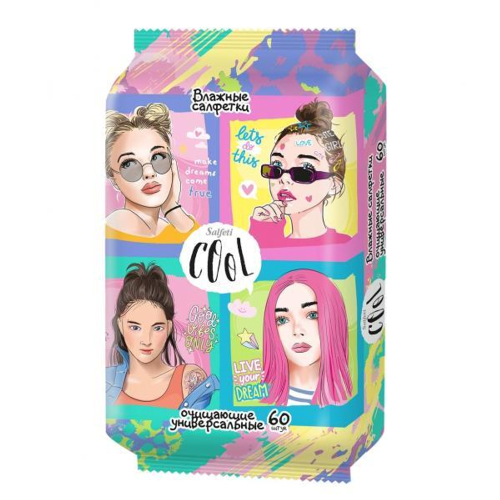 АВАН.влаж.салф.Salfeti Cool очищ.унив.60 шт 0563