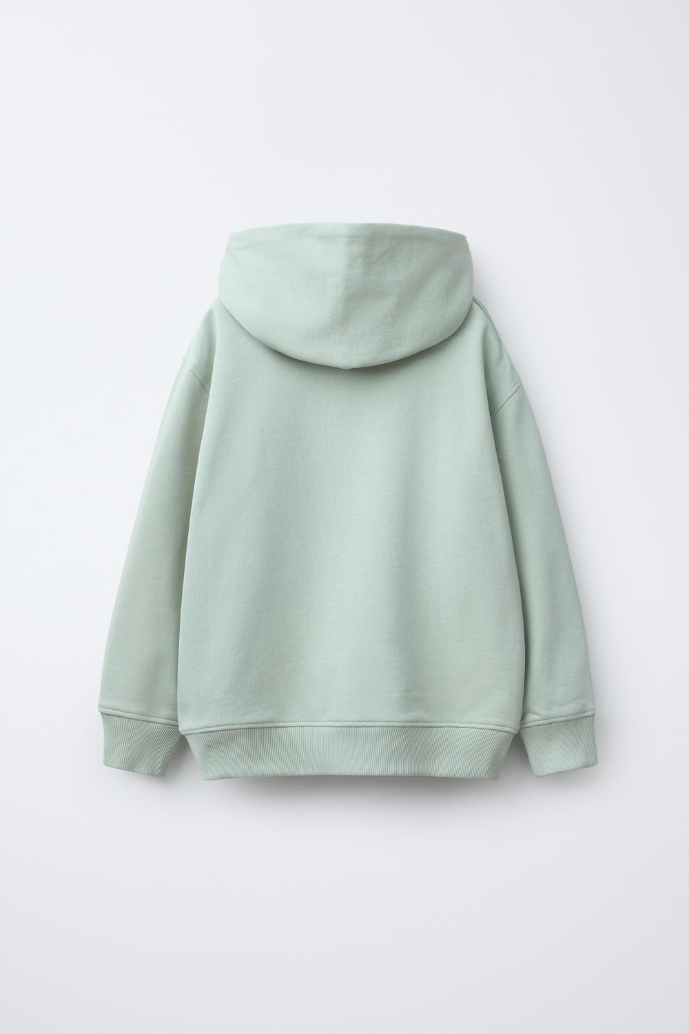 ZARA ХУДИ С НАДПИСЬЮ, СВЕТЛО-ЗЕЛЕНЫЙ