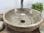 Раковина из оникса Bowl Grey Medium TinLip BO-81041 45*45*17