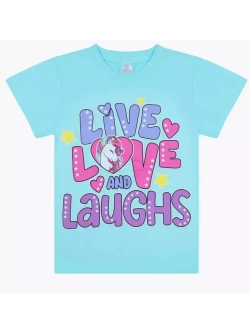 Футболка для садика и школы.девочка.1шт.