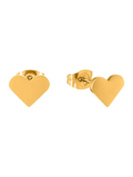Сережки «Золотое сердце»