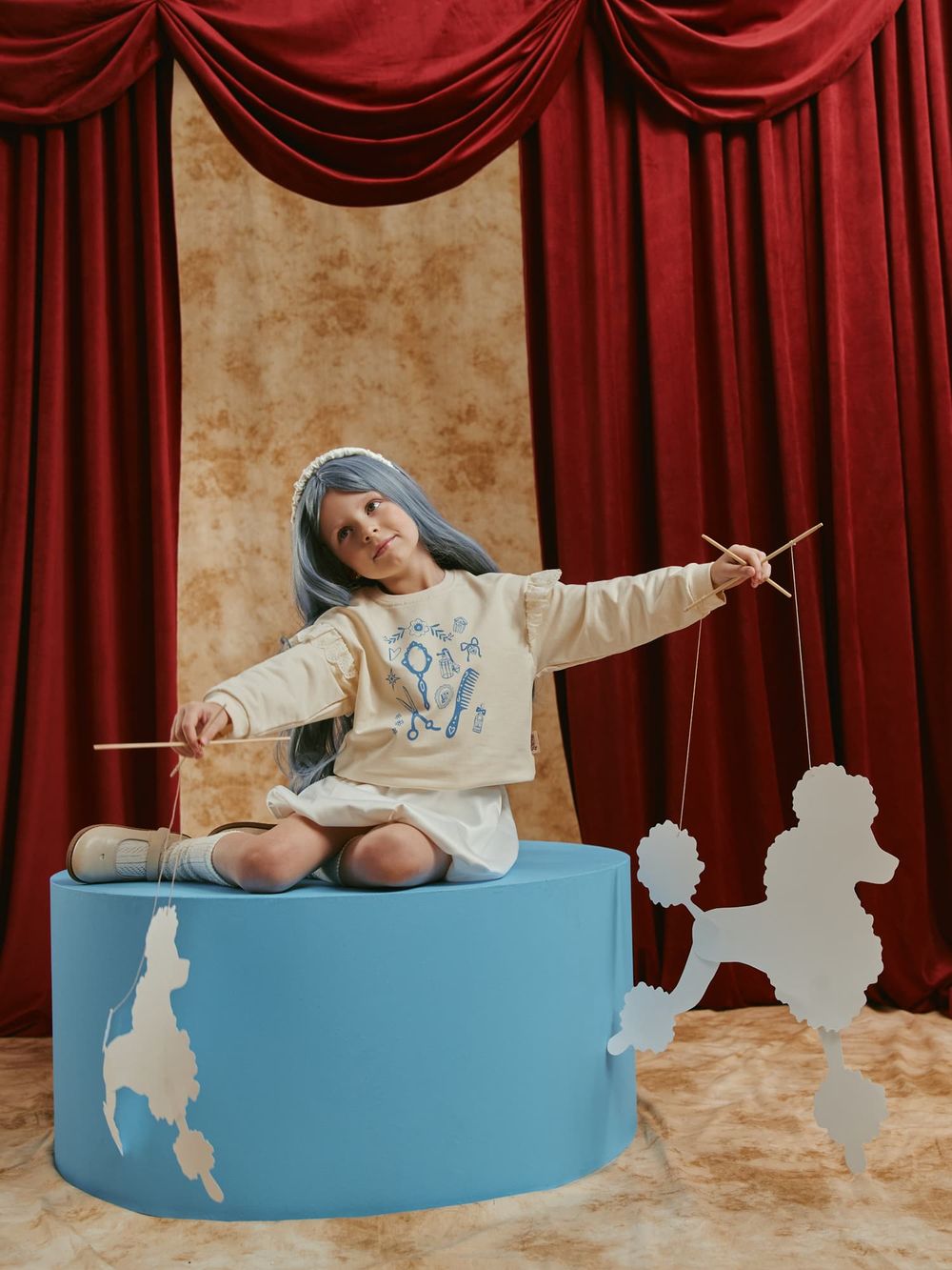 Свитшот с рюшей "Куколка"