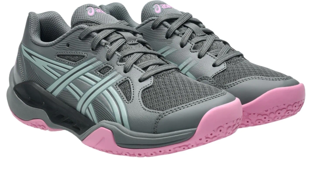 Детские Кроссовки теннисные  Asics Gel-Powerbreak GS - steel grey/ocean haze