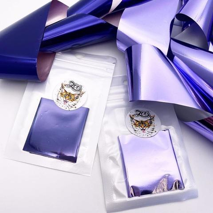 1426 Фольга переводная 4*50 см глянцевая баклажан