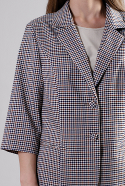 Жакет женский 3736зп, клетка #412Кла043736зп