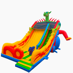 Коммерческий надувной батут "Змей Горыныч 2", 11x6x8.5 м.