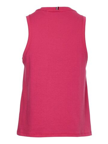 Топ теннисный Tommy Hilfiger Performance Mesh Racer Tank - eccentric magenta