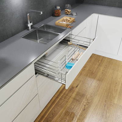 Vauth-Sagel Корзина SAPHIR под мойку, выдвижной фасад 800 мм, хром