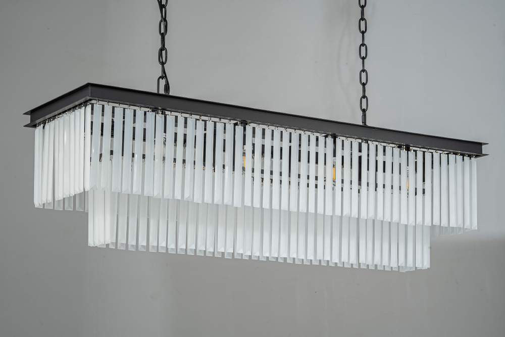 Люстра Odeon 10C/P black/frost