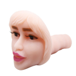 Мастурбатор лицо с вибрацией Baile Passion Lady (Цвет: телесный)