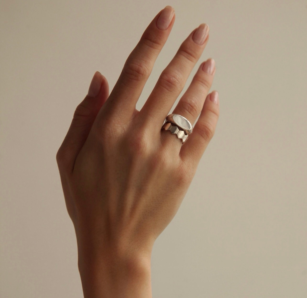 печатка eva серебро