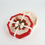 Коробка восьмигранник «Сладкий Новый год», 27 х 27 х 5 см